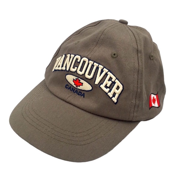 Teepee🧢Vancouver Canada Green Strapback Cap - Picture 7 of 7